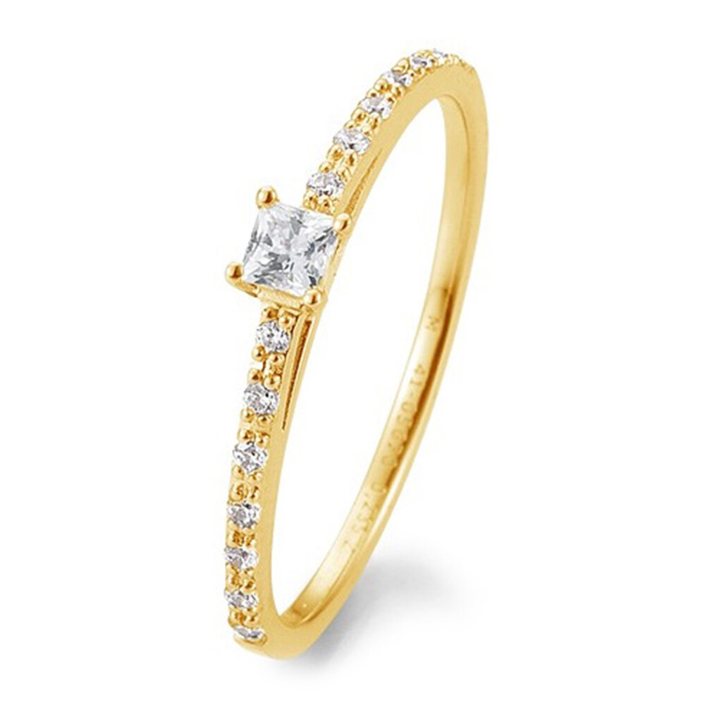 Breuning Verlobungsring Antragsring Gelbgold Princess Brillant 41/05670