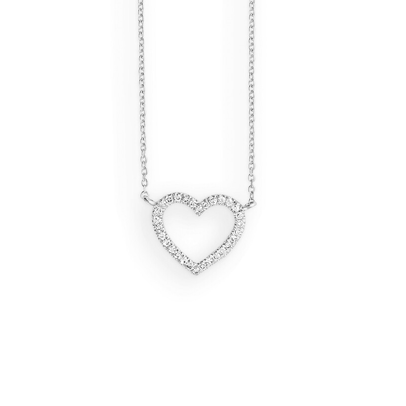 Collier Weißgold 585 Brillant 