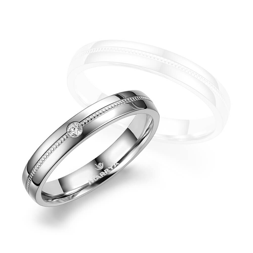Trauringe Partnerringe Silber & Gold Marrya SG-C-06