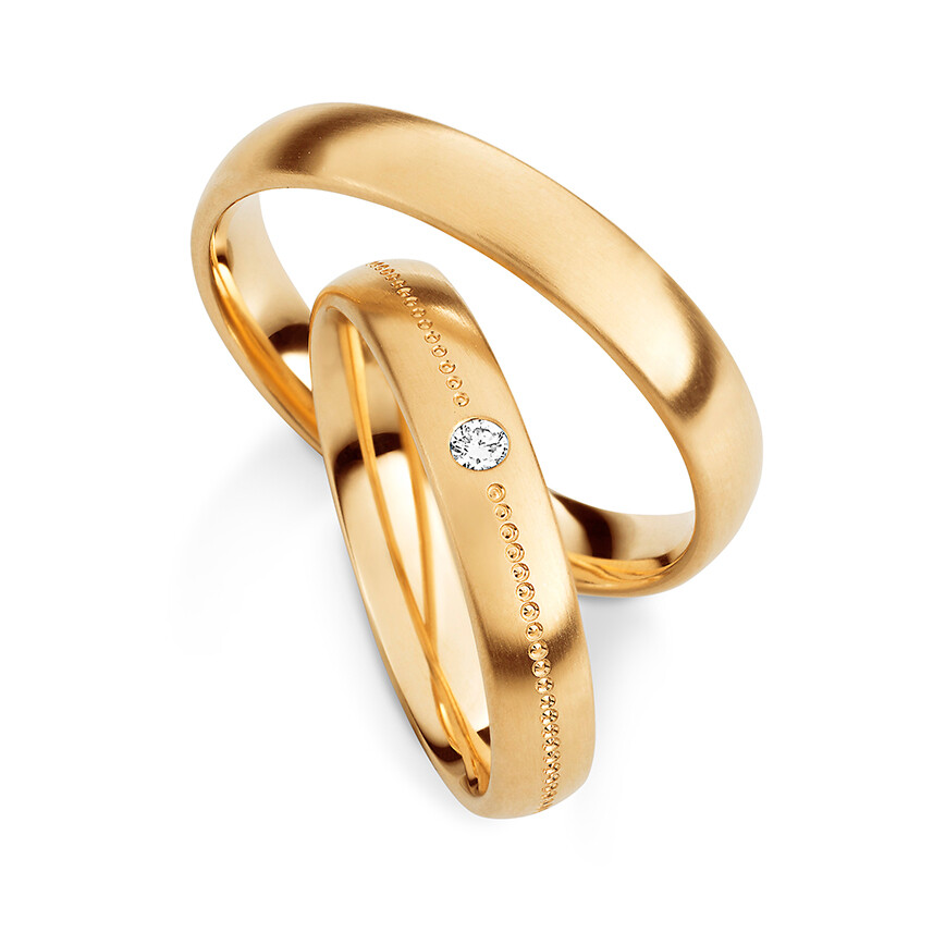 Max Kemper Trauringe Roségold Brillant 30325