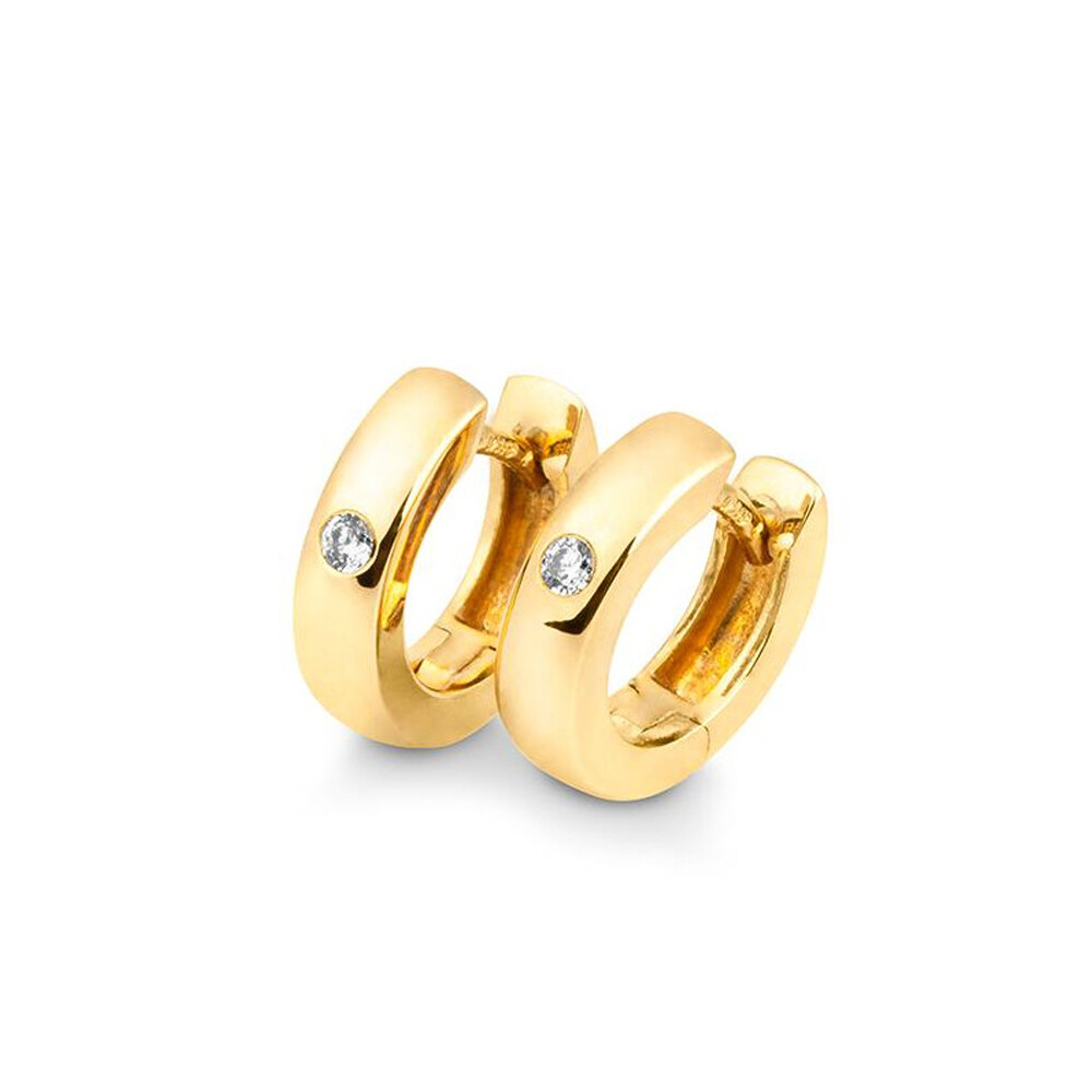 Creolen aus Gelbgold Brillant Breuning 06-07522