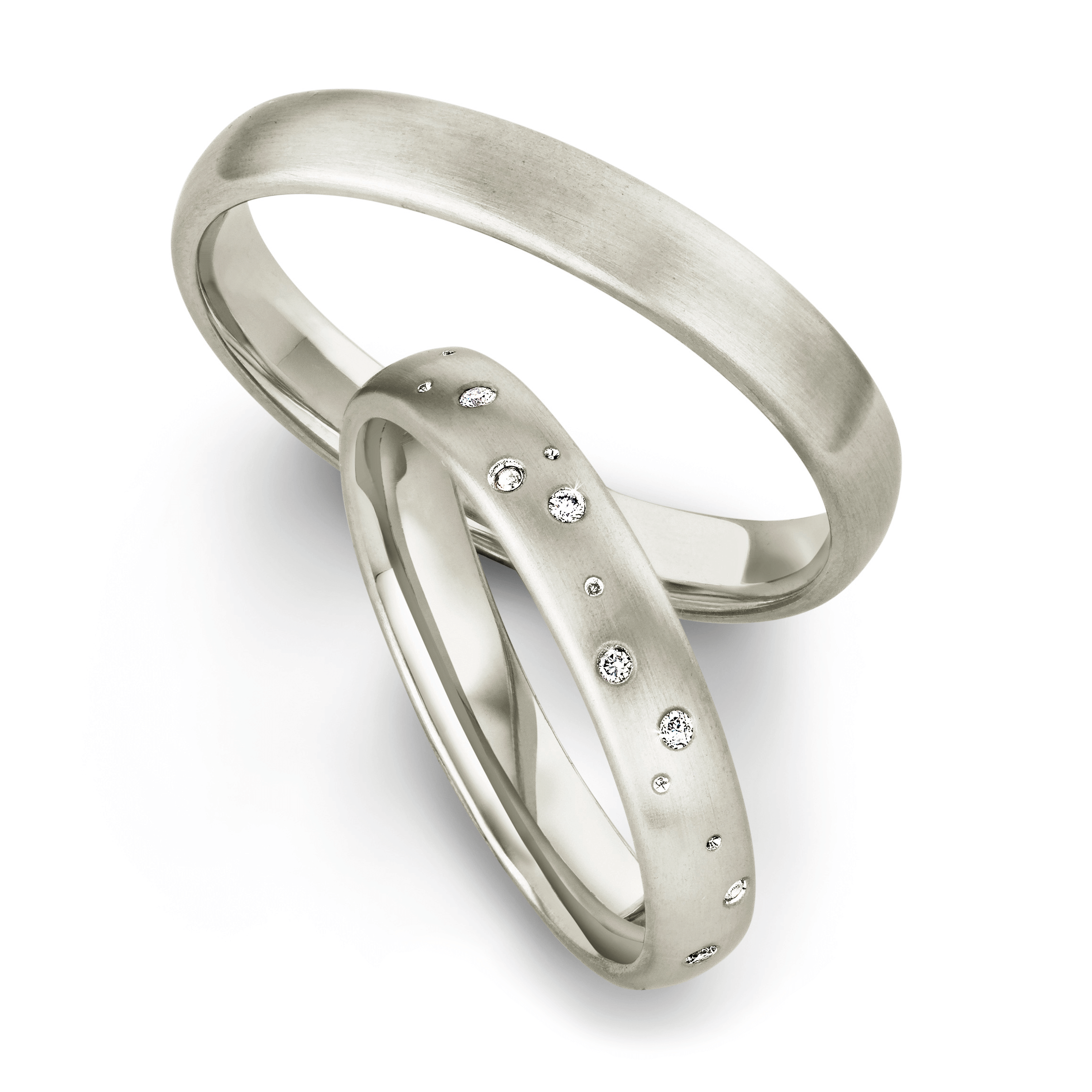 Max Kemper Trauringe Weißgold Brillant 70254