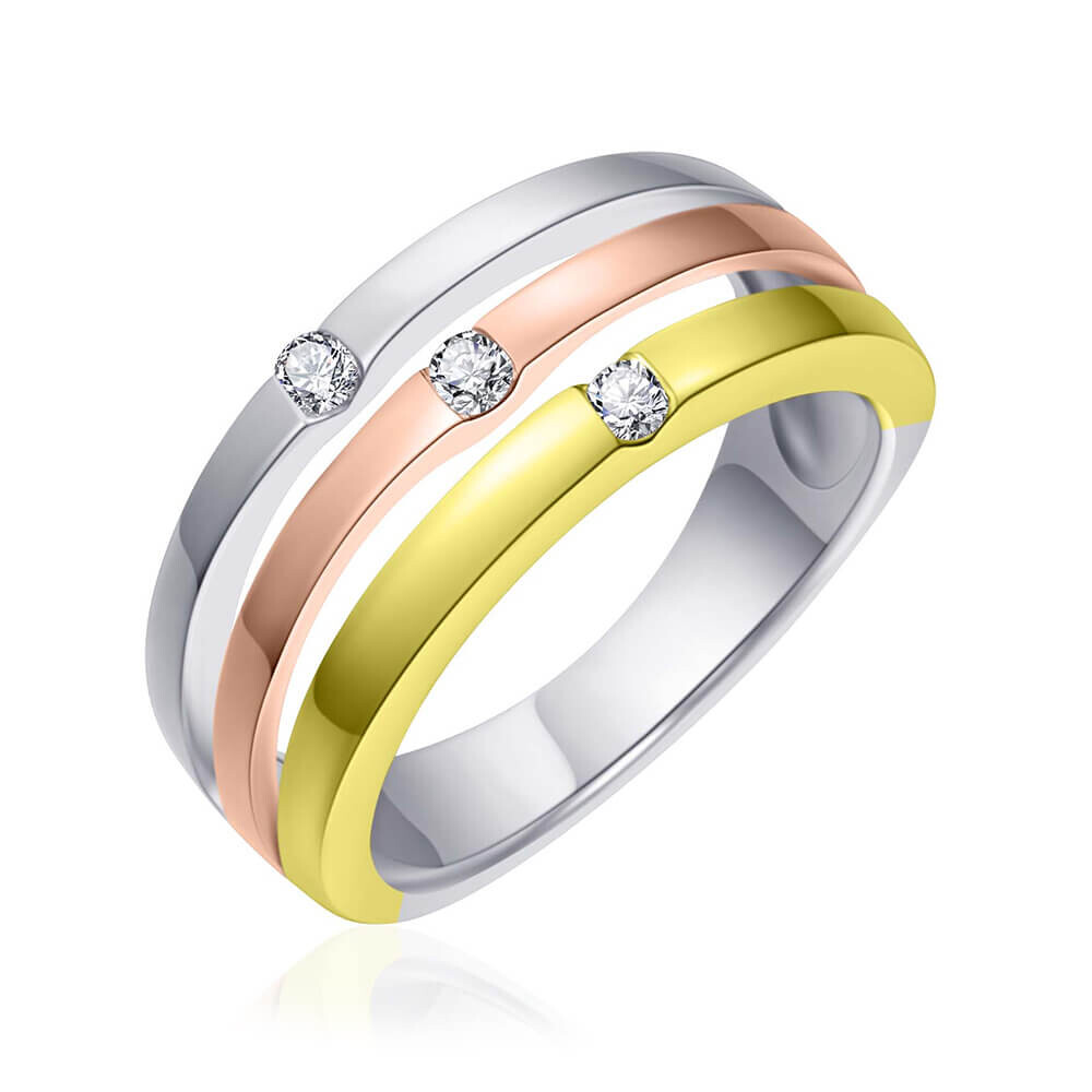 Ring Silber 925 rhodiniert Gisser R051T