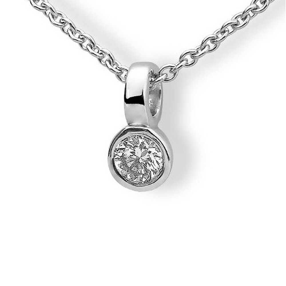 Anhänger Zarge Weißgold Brillant Breuning 31-04747