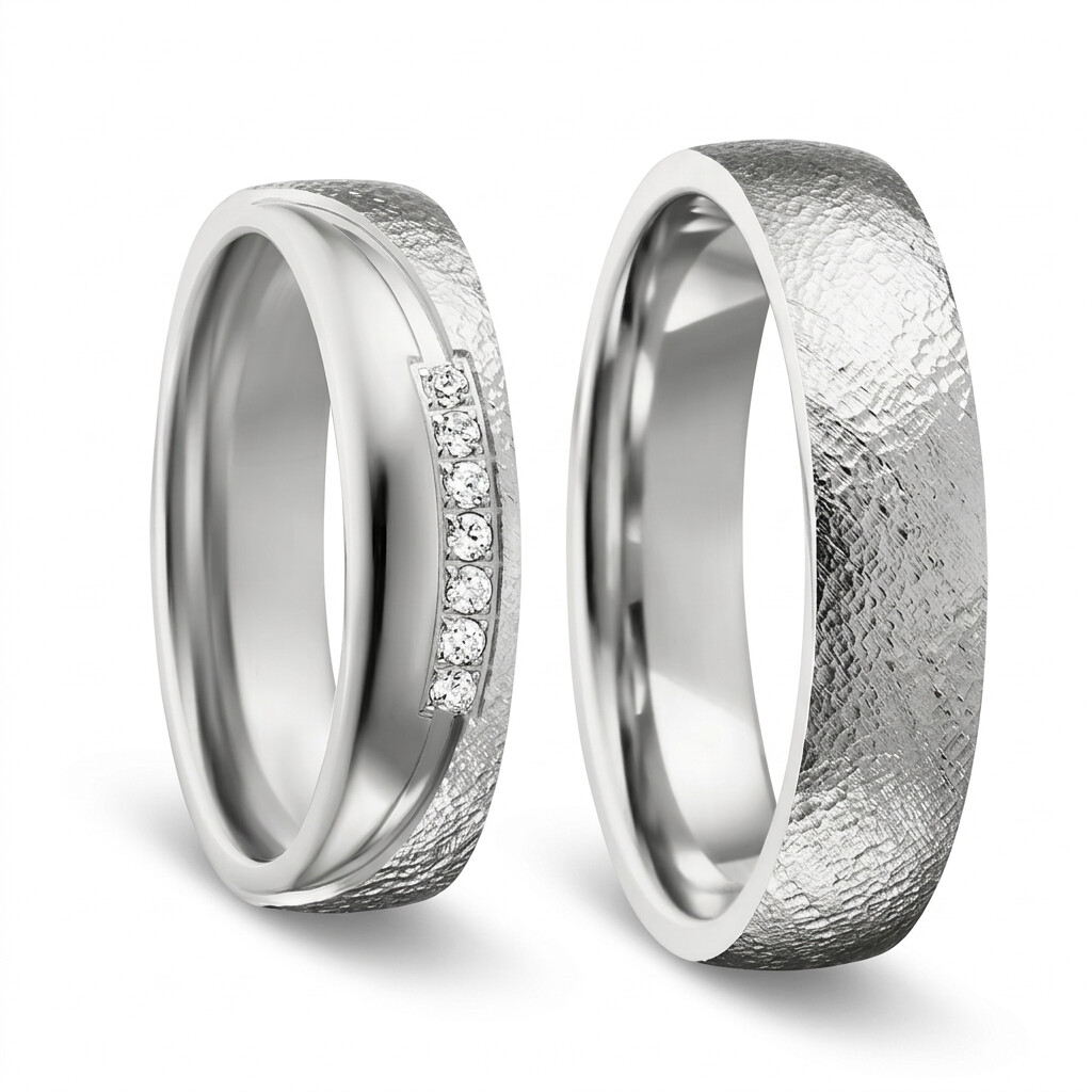 Freundschaftsringe Silber 925 Zirkonia Bedra 90057
