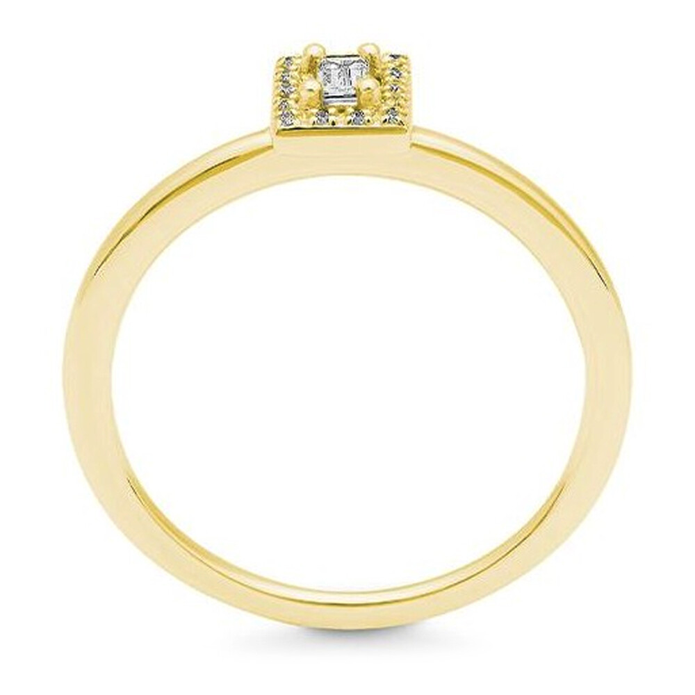 Ring Gelbgold Baguette Brillant Breuning 41-06208