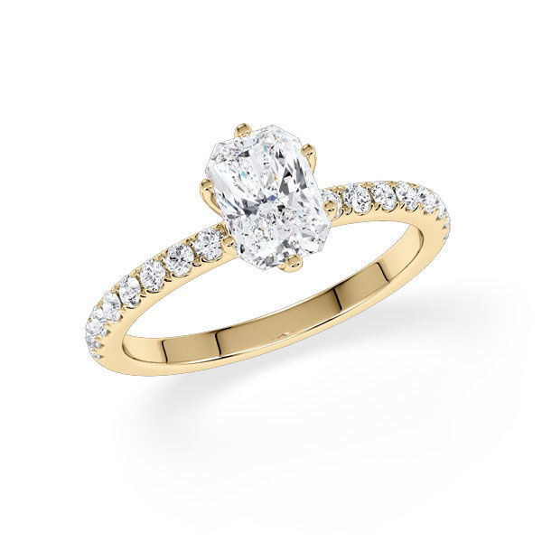 Hollywood Ring Radiant Gelbgold Rubin 1886