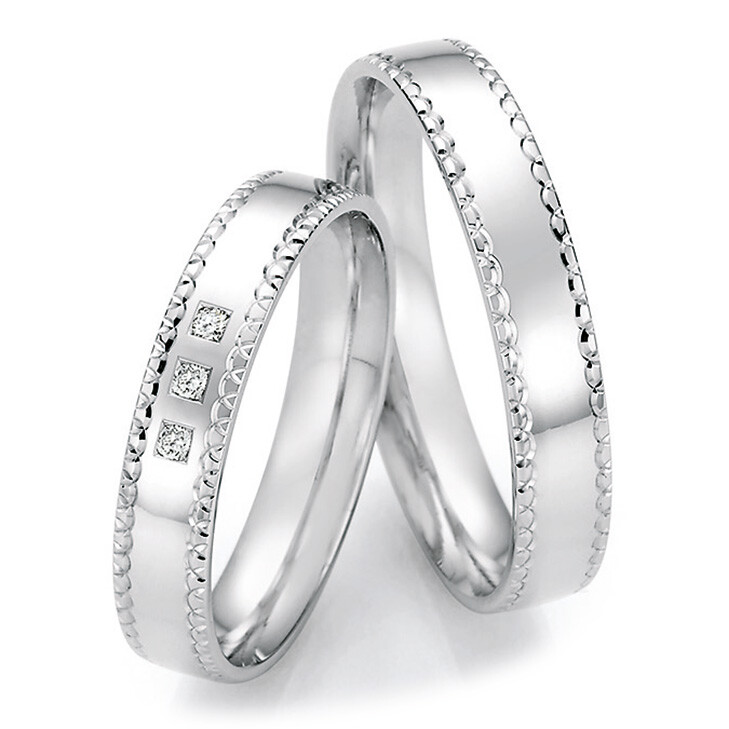 Collection Ruesch Trauringe Weißgold 66/66030 & 66/66040