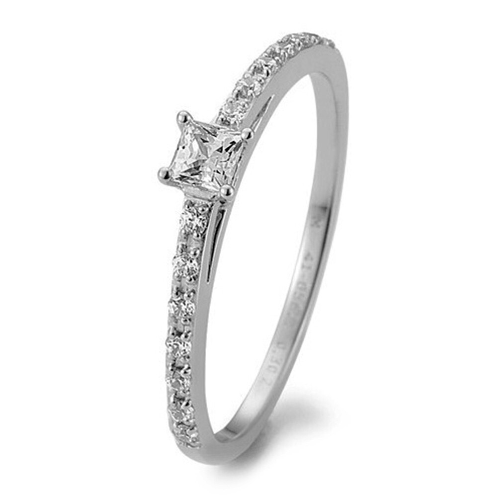 Breuning Verlobungsring Platin Princess 41/05671