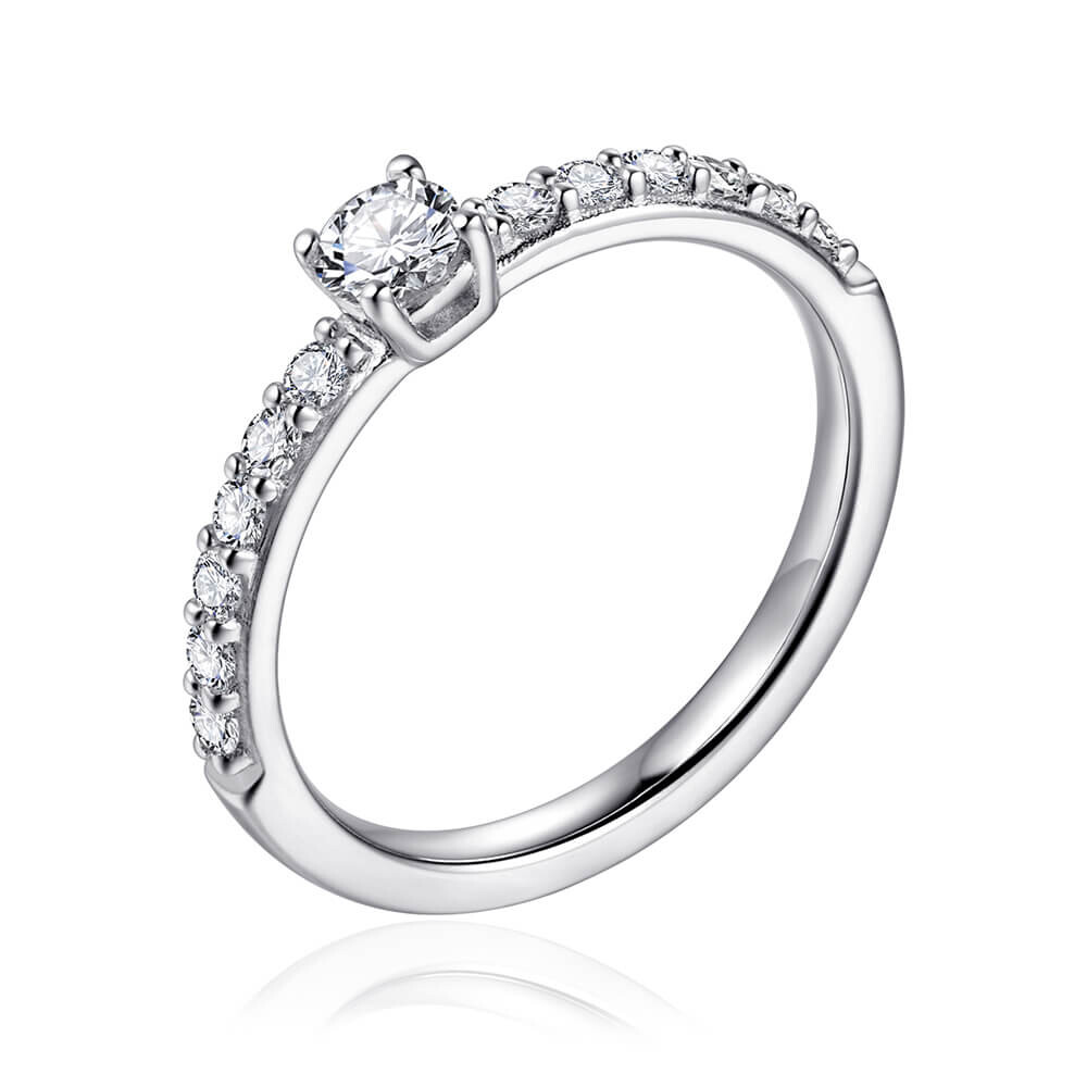 Pavé Ring Silber 925 Zirkonia Gisser R390