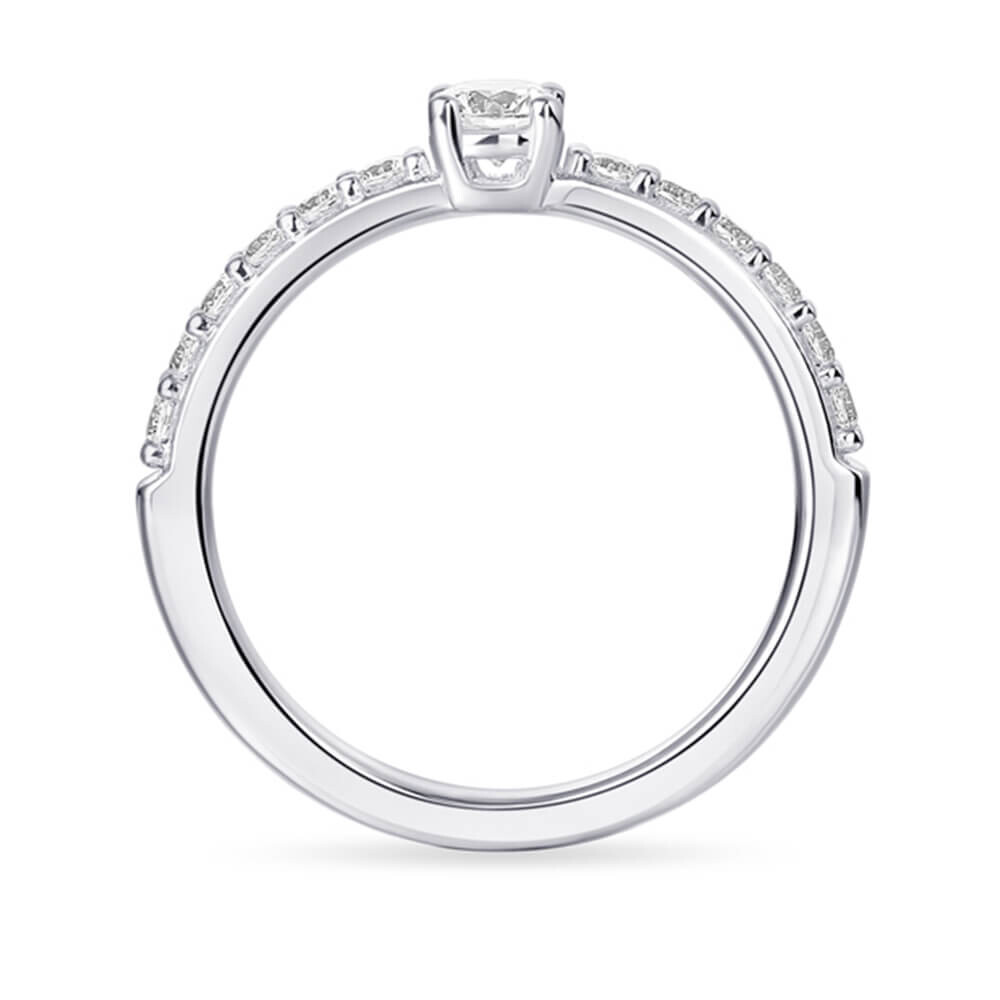 Pavé Ring Silber 925 Zirkonia Gisser R390