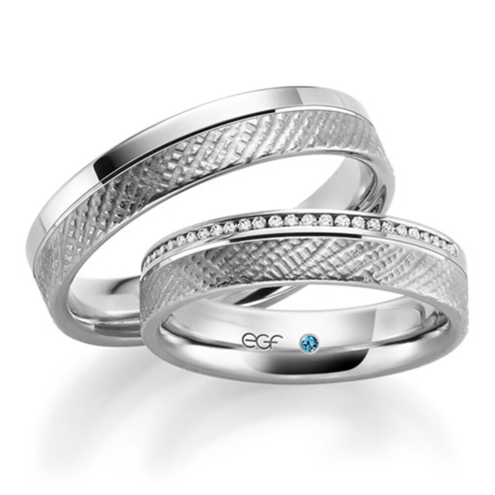 egf Trauringe Palladium Crisscross F-1380-4