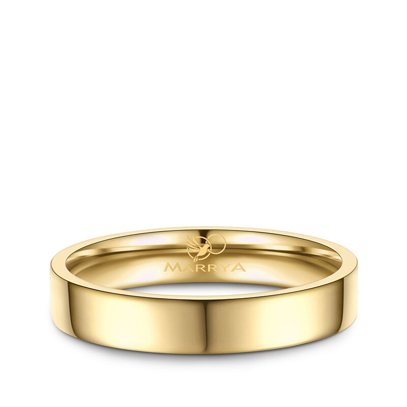 Eheringe Partnerringe Spann Edelstahl Gold Marrya ES-44