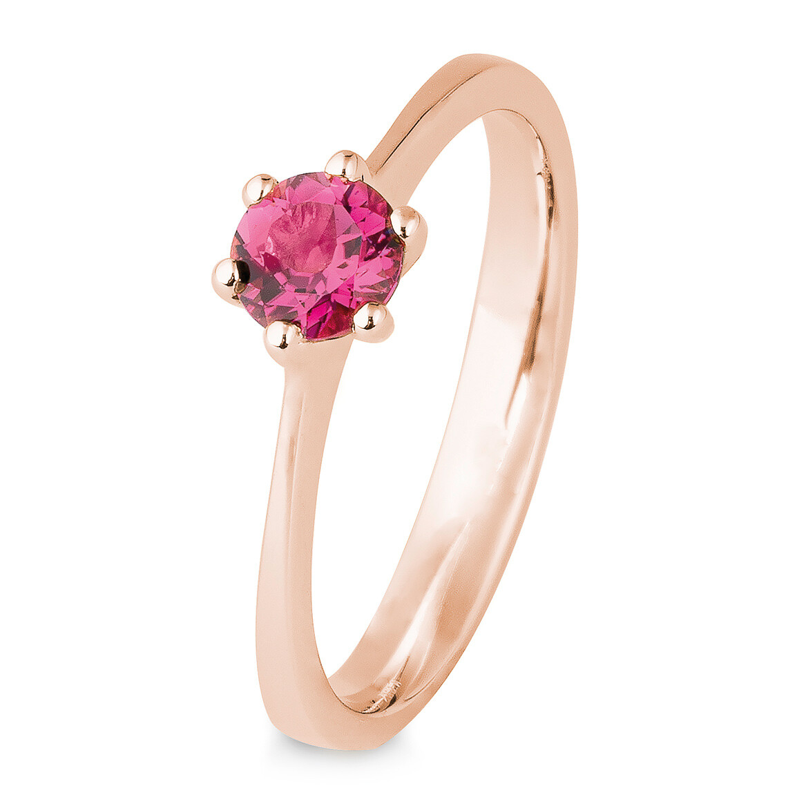 Breuning Ring Rotgold 585 Rosa Turmalin 42/84833