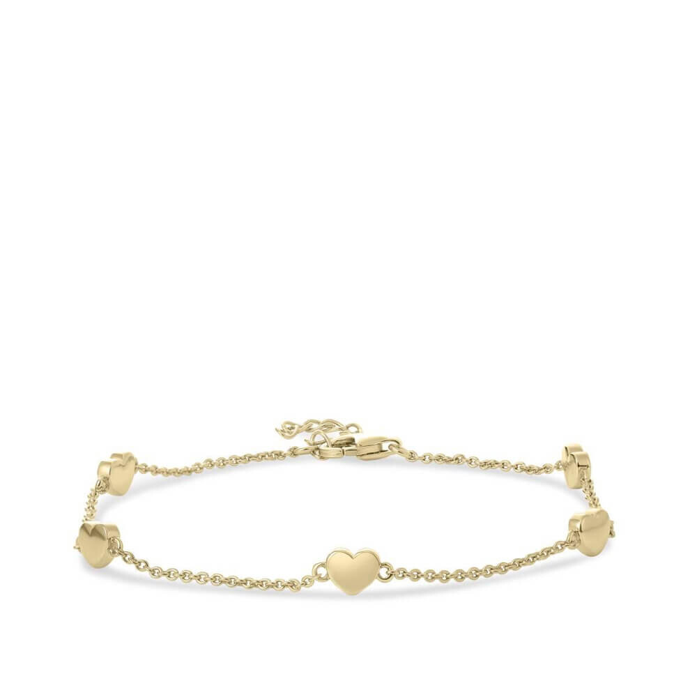Herz-Armband Silber 925 vergoldet Gisser B1025Y