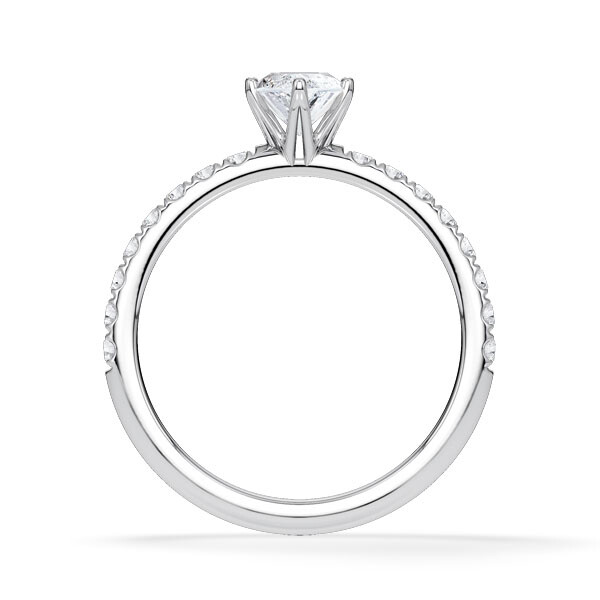 Hollywood Ring Marquise Diamant Platin Rubin 1882