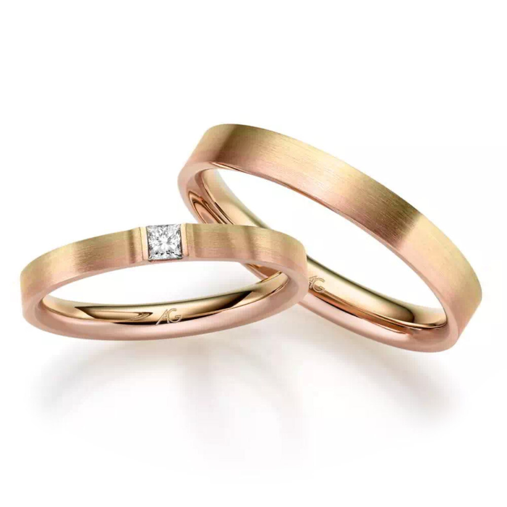 Gerstner Trauringe Gold Mehrfarbig 4/31300/2.7 & 31300/3.5