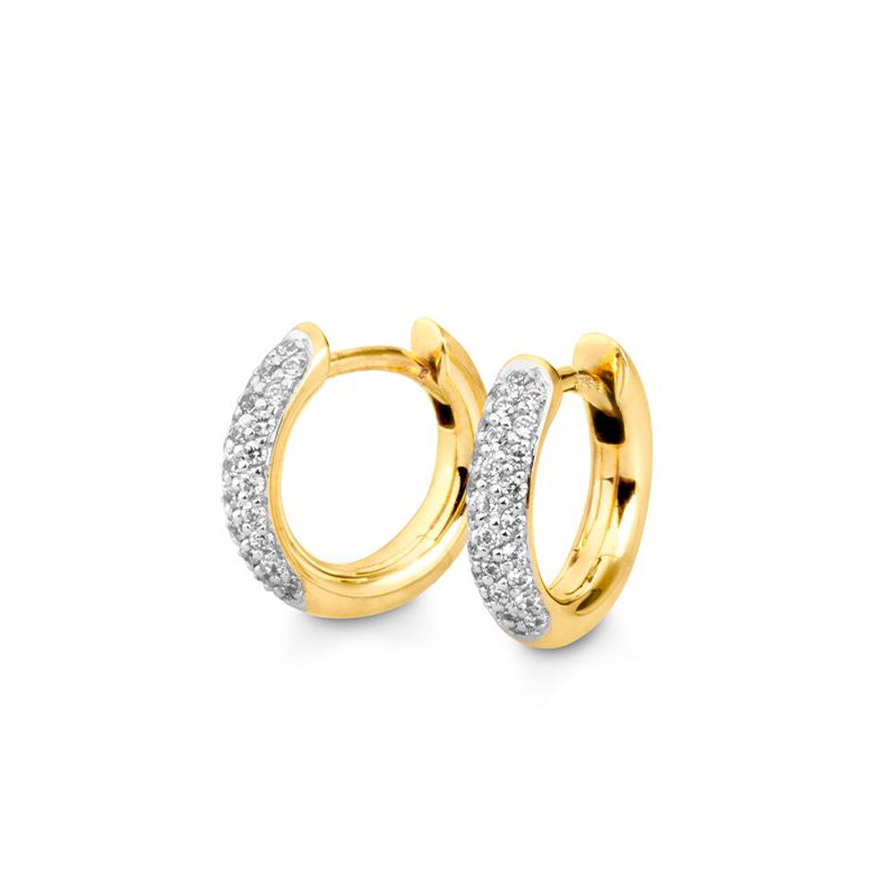 Creolen aus Gelbgold Brillant Breuning 06-06910