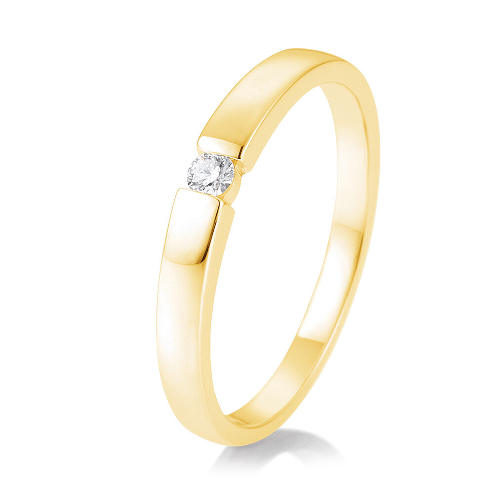 Verlobungsring Spann Gelbgold BR106 Brillant