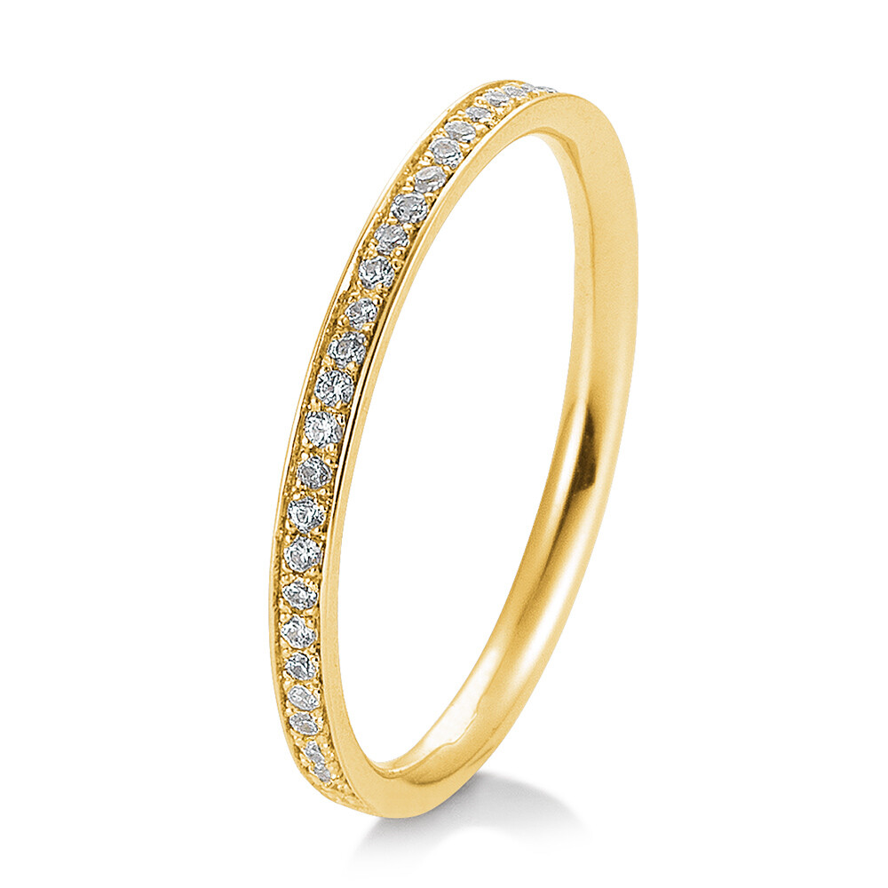 Breuning Memoire Ring Gelbgold Verschnittfassung 4105643