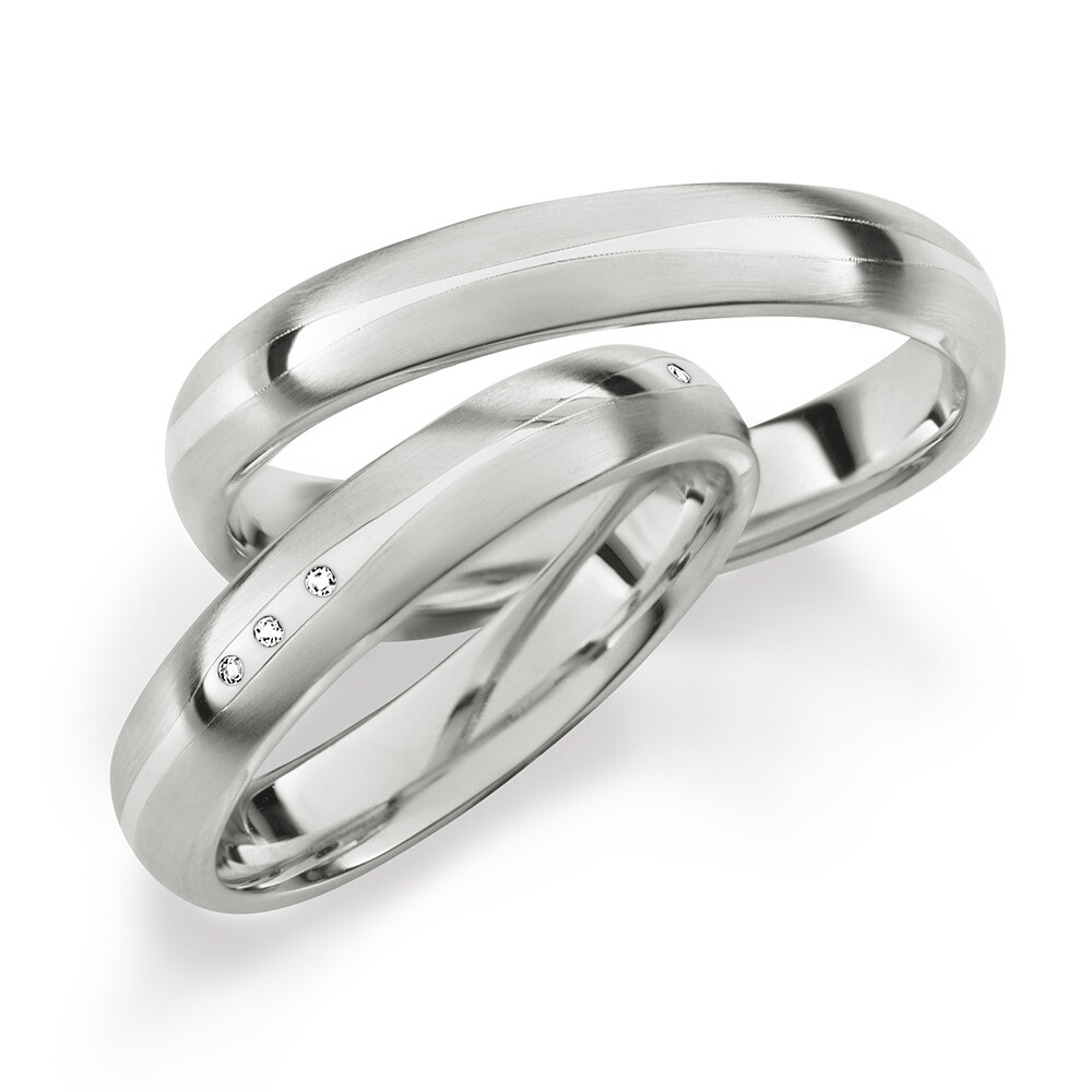 Max Kemper Trauringe Weißgold Brillant 30375