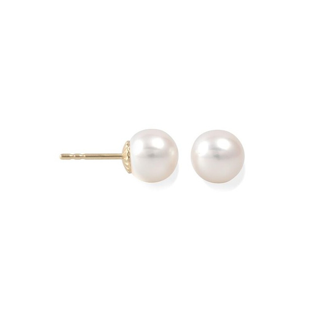 Ohrstecker mit Perle Gold Breuning