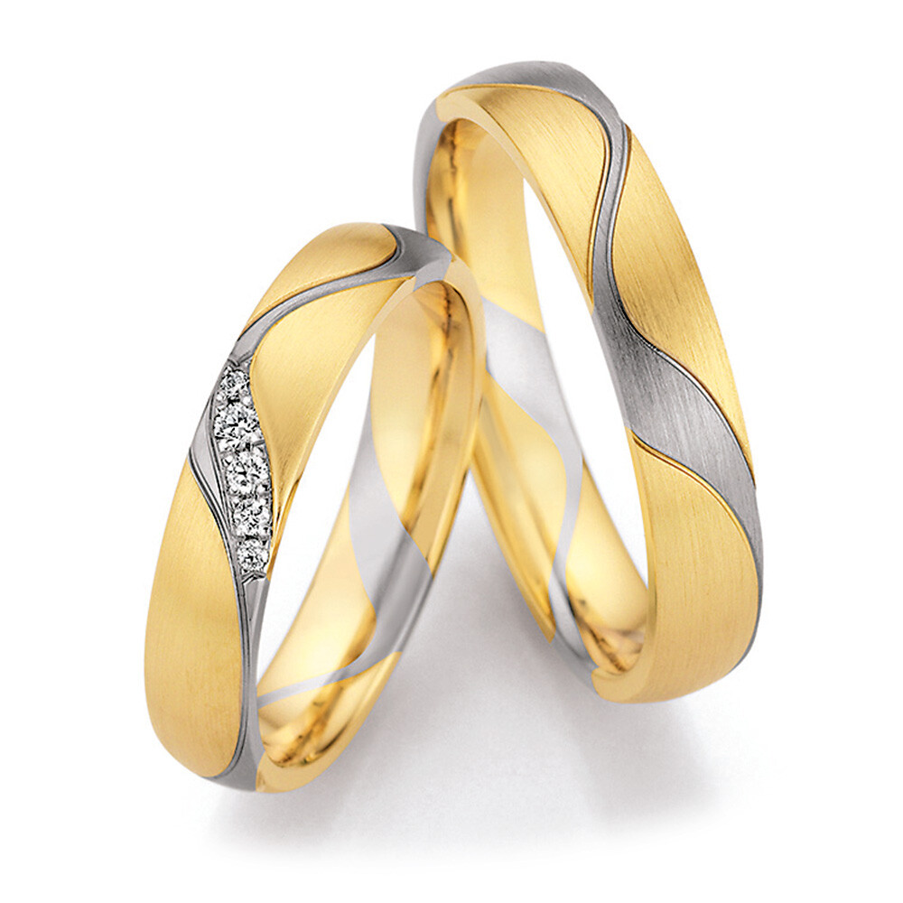 Trauringe Gold Mehrfarbig Design Ruesch 66/73050