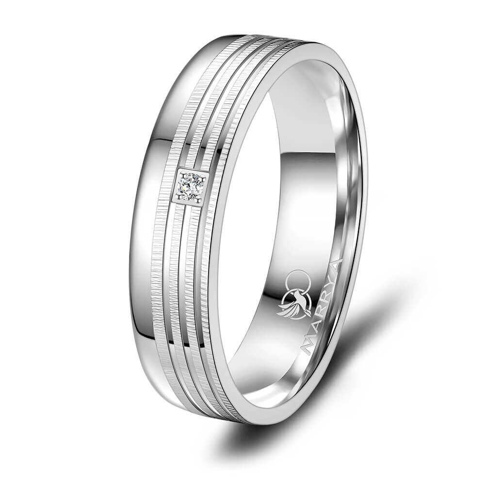 Trauringe Partnerringe Silber 925 Marrya SI-03