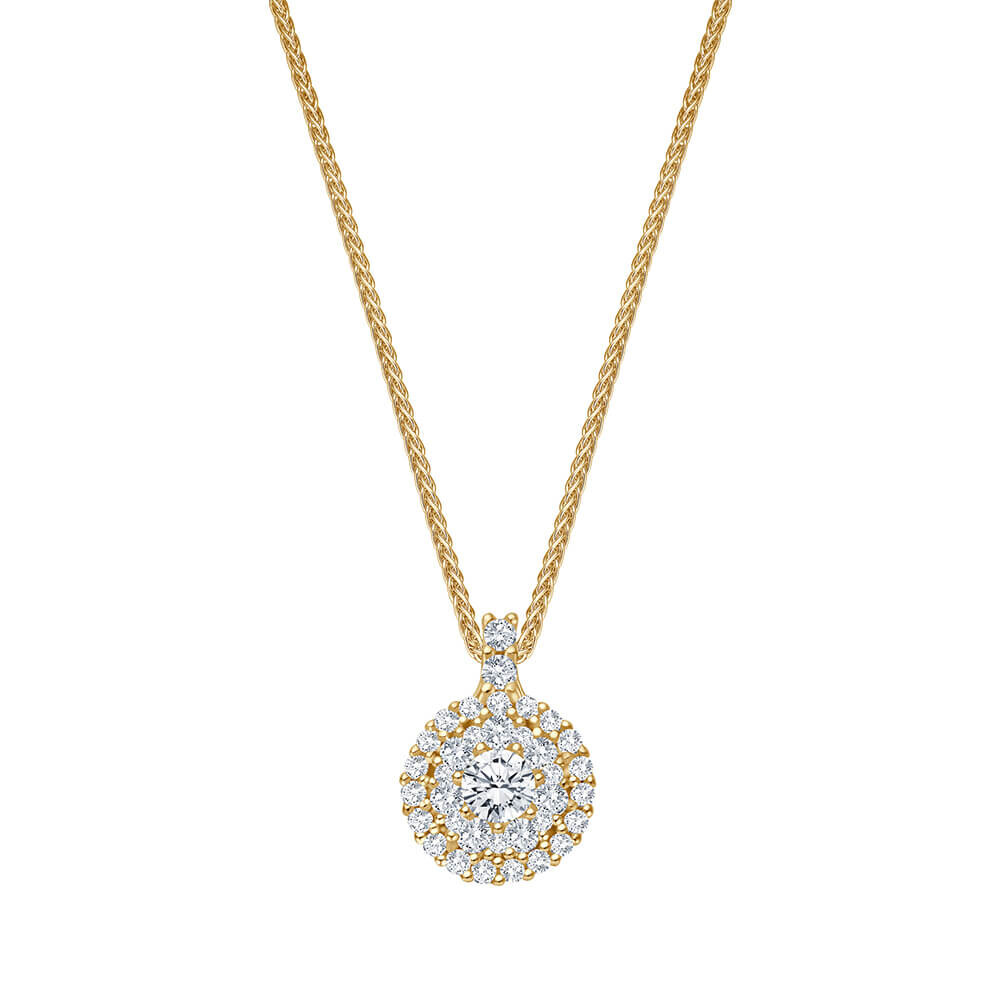 Anhänger & Kette Magico Gelbgold Brillant bella luce EH005910
