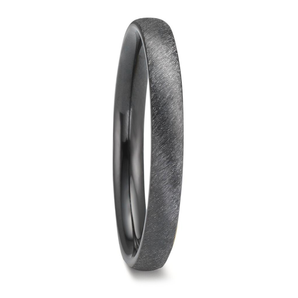 Eheringe aus Zirkonium diagonal matt Brillant Titanfactory 52669