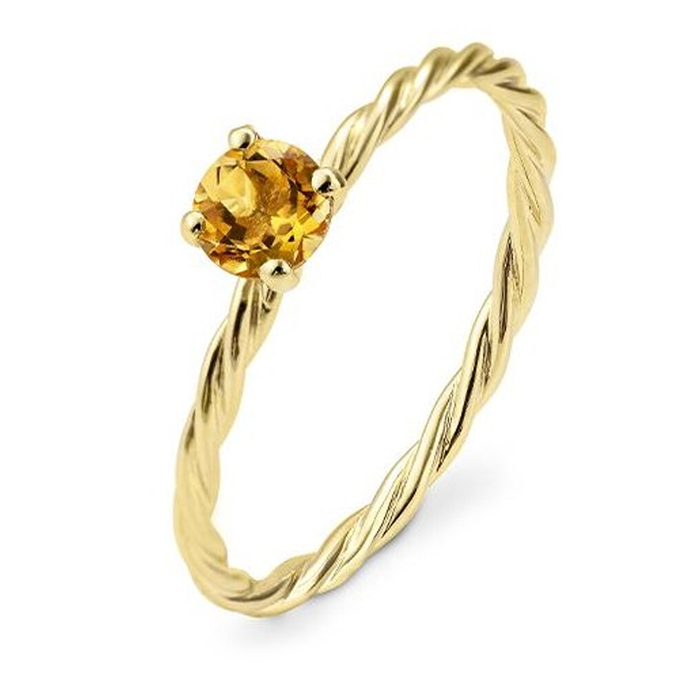 Kordelring Gelbgold Citrin Breuning 42-06074
