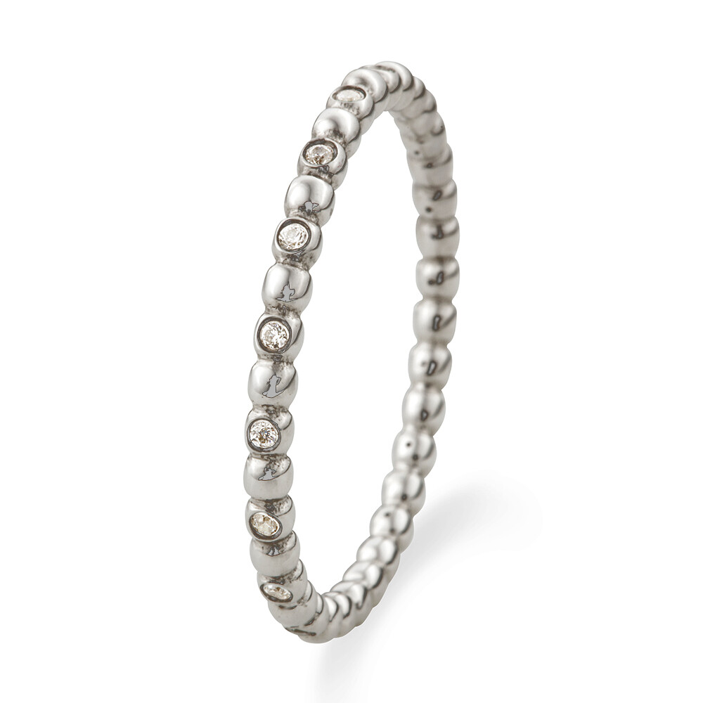 Kühnel Kugelring Platin 600 Zirkonia 503761