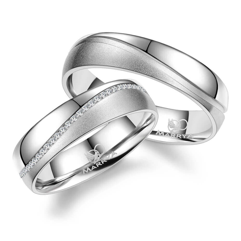 Trauringe Partnerringe Silber 925 Marrya SI-29