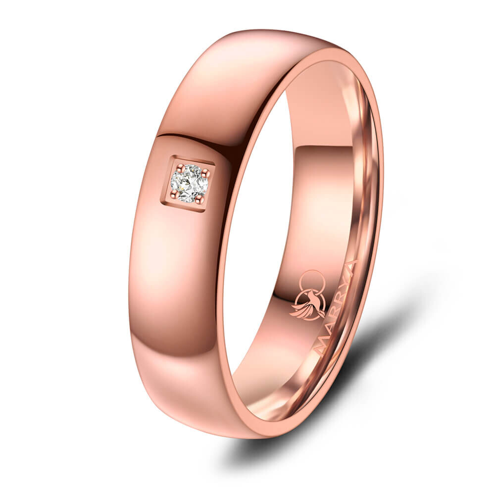 Damenring Titan Roségold Zirkonia Marrya TI-32