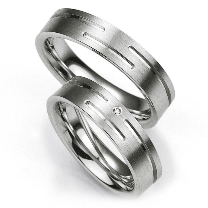 Breuning Trauringe / Partnerringe aus Silber 925 - 48/08001 & 48/08002