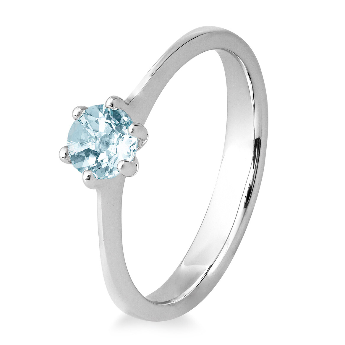 Breuning Ring Platin 600 Aqua 42/84833