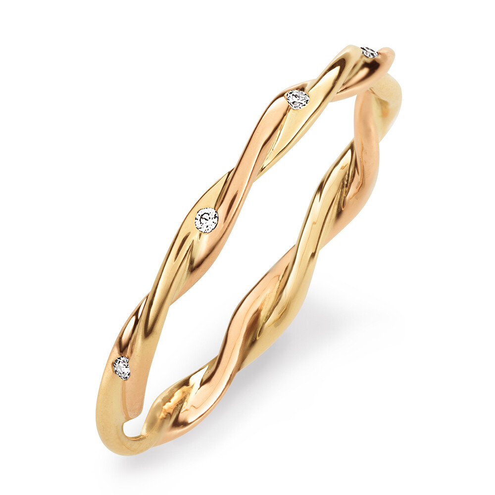 Kordelring gedreht Rot-/Gelbgold Max Kemper 70703