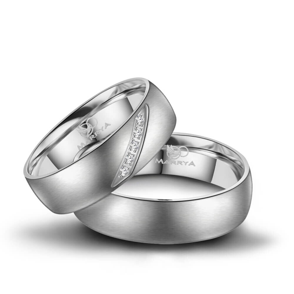 Trauringe Partnerringe Edelstahl Marrya ES-04
