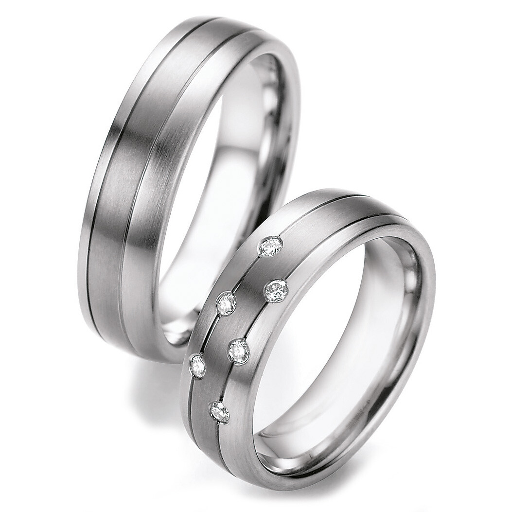 Collection Ruesch Trauringe Edelstahl Titan Brillant 68/06040