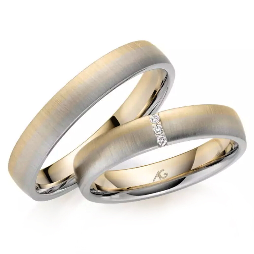 Gerstner Trauringe Sonnenlicht Brillant 4/31244/4 & 31244/4