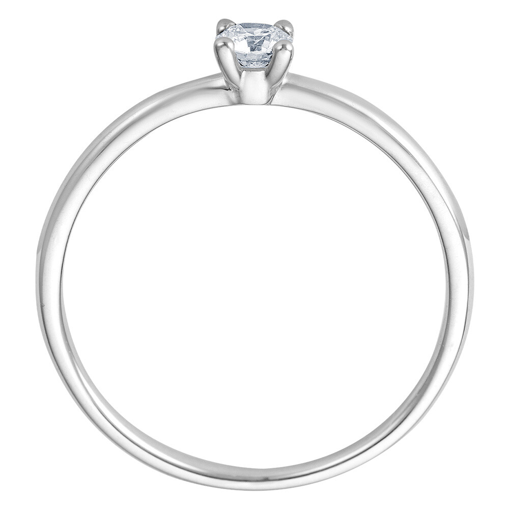 Solitaire Ring Weißgold Brillant bella luce EH004511