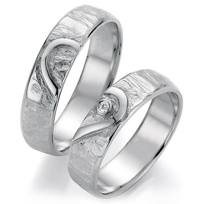 Signs of Love - Herz / Heart - Weißgold, 66/51150