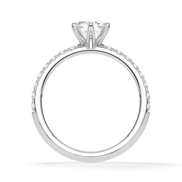 Hollywood Ring Emerald Platin Rubin 1881