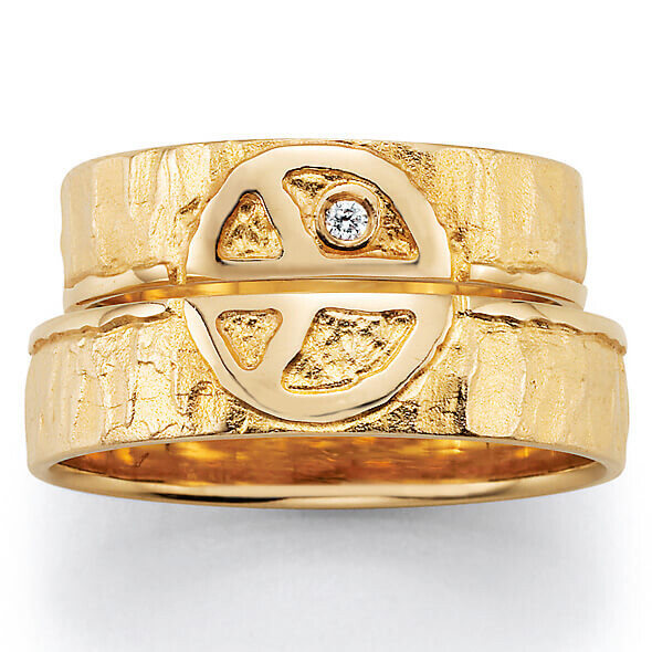 Signs of Love - Frieden / Peace - Gelbgold, 66/51030