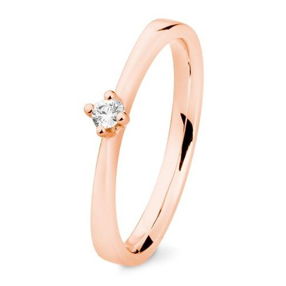 Verlobungsring 4er Krappe BR107-3 Rotgold Brillant