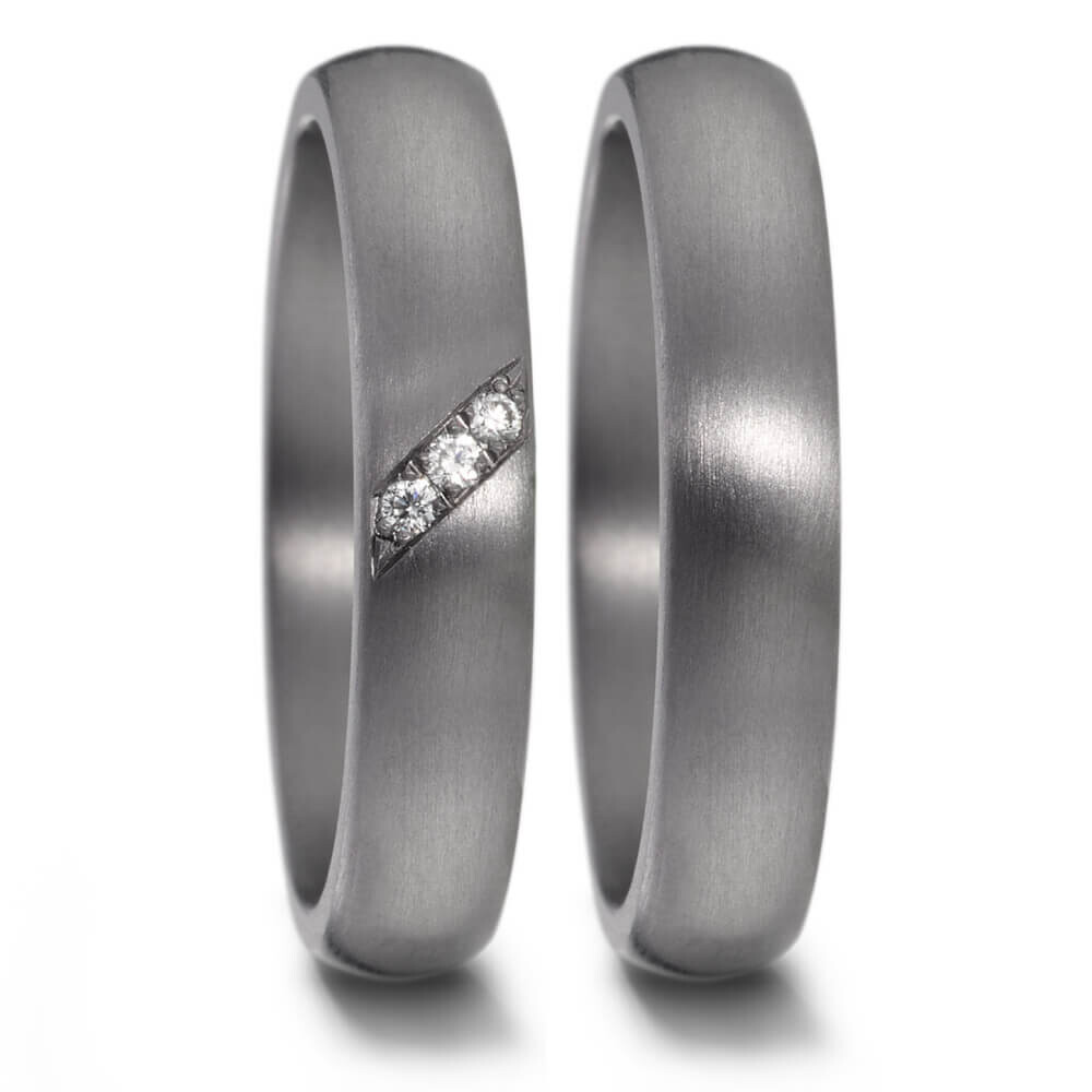 TeNo Partnerringe Tantal Brillant TeNo 59610