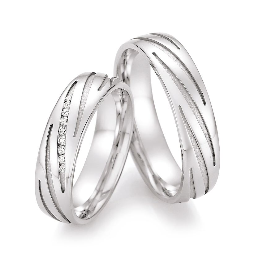 Collection Ruesch Trauringe Silver Dreams Brillant 55/30130