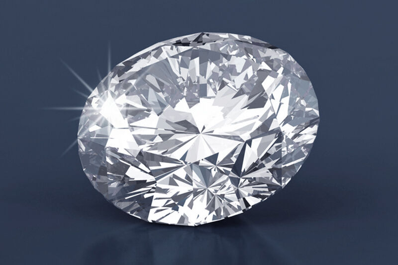 Diamant im Brillantschliff