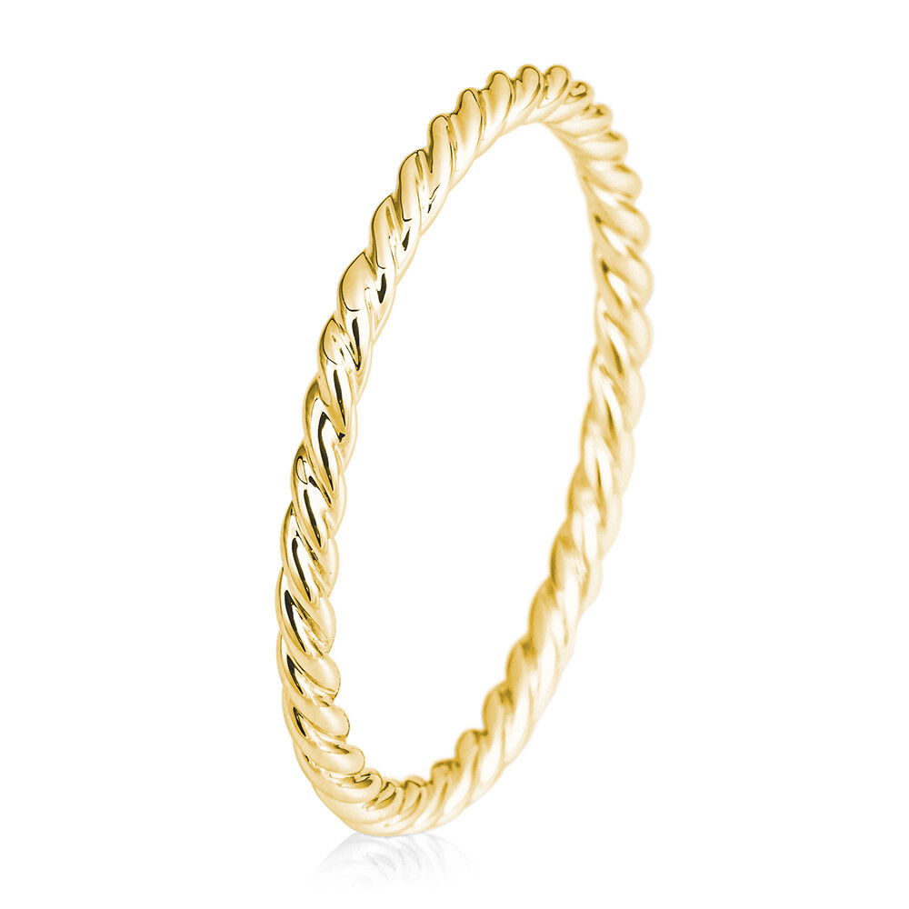 Breuning zarter Kordelring 44/01601 Gelbgold