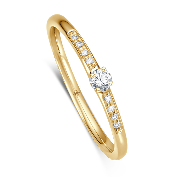 Giloy Solitär Ring Gelbgold TV000013G-2